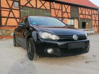 Gebraucht VW Golf VI 80 PS (58 kW) 2009 Schwarz Kleinwagen
