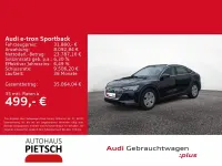 Gebraucht Audi e-tron Sportback Sport 230 kW (313 PS) 2020 Schwarz SUV