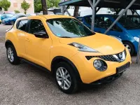 Gebraucht Nissan Juke Acenta 116 PS (85 kW) 2015 Gelb SUV