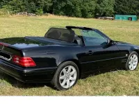 Gebraucht Mercedes SL320 224 PS (164 kW) 2001 Schwarz Cabrio