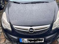 Gebraucht Opel Corsa Elegance 69 PS (50 kW) 2012 Schwarz Kleinwagen