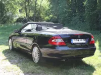 Gebraucht Mercedes CLK200 Avantgarde 184 PS (135 kW) 2007 Schwarz Cabrio