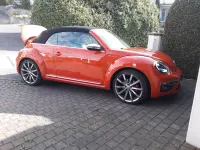 Gebraucht VW Beetle Cabriolet R-line 220 PS (161 kW) 2016 Orange Cabrio