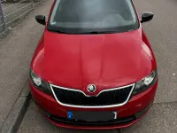 Brugt Skoda Rapid Style 105 HK (77 kW) 2014 Rød Hatchback