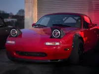 Gebraucht Mazda MX5 115 PS (84 kW) 1993 Rot Cabrio