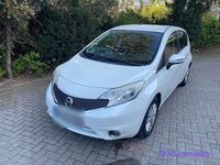 Gebraucht Nissan Note Visia 80 PS (58 kW) 2014 Weiß Kleinwagen