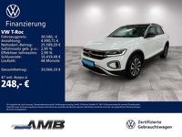 Gebraucht VW T-Roc Style 150 PS (110 kW) 2025 Pure white/schwarz SUV