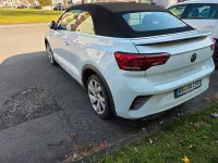 Gebraucht VW T-Roc Cabriolet R-line 150 PS (110 kW) 2022 Weiß Cabrio