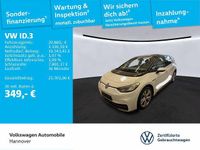 Gebraucht VW ID.3 Pro 150 kW (204 PS) 2022 Gletscherweiß metallic/schwarz Kleinwagen