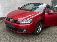 Gebraucht VW Golf Cabriolet 160 PS (117 kW) 2012 Rot Cabrio