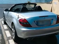 Gebraucht Mercedes SLK200 184 PS (135 kW) 2009 Silber Cabrio