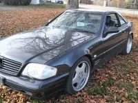 Gebraucht Mercedes SL320 224 PS (164 kW) 1998 Schwarz Cabrio