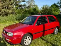 Brugt VW Golf III 75 HK (55 kW) 1995 Rød Hatchback