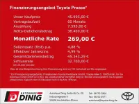 Neu Toyota Proace Verso 179 PS (131 kW) 2026 Grau Kombi