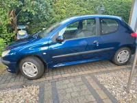 Gebraucht Peugeot 206 75 PS (55 kW) 2002 Blau Kleinwagen