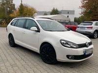 Gebraucht VW Golf VI 105 PS (77 kW) 2010 Weiß Kleinwagen
