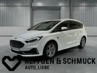 Gebraucht Ford S-MAX Titanium 190 PS (139 kW) 2021 Weiß Van / Kleinbus