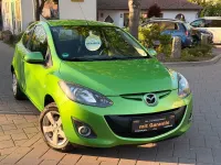 Gebraucht Mazda 2 Active 75 PS (55 kW) 2011 Grün Kleinwagen