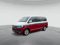 Gebraucht VW T6 Generation Six 204 PS (150 kW) 2017 Candyweiß/kirschrot Van