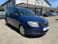 Gebraucht Skoda Roomster Plus Edition 69 PS (50 kW) 2009 Modra pacific/pacific blau Van / Kleinbus