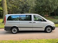 gebraucht Mercedes Vito 111 CDI Lang 7 Sitze Klima Standheizung AHK