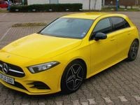Gebraucht Mercedes A180 AMG line 136 PS (100 kW) 2019 Gelb Limousine
