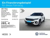 Gebraucht VW T-Roc R-line 150 PS (110 kW) 2023 Pure white schwarz SUV