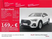 Gebraucht Audi Q3 Sportback S-Line 150 PS (110 kW) 2023 Gletscherweiß metallic SUV