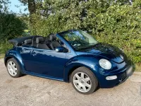 Gebraucht VW New Beetle Cabriolet 150 PS (110 kW) 2004 Blau Cabrio