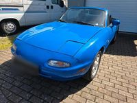 Second-hand Mazda MX5 115 CP (84 kW) 1991 Albastru Cabrio
