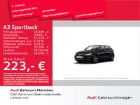 gebraucht Audi A3 Sportback 30 TFSI S tronic design Virtual/AHK