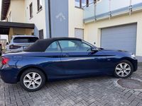 Gebraucht BMW 220 Luxury Line 190 PS (139 kW) 2016 Blau Cabrio