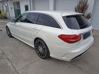 Gebraucht Mercedes C180 AMG line 156 PS (114 kW) 2015 Weiß Kombi