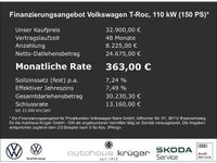 Gebraucht VW T-Roc Goal 150 PS (110 kW) 2024 Schwarz SUV