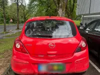 Używany Opel Corsa 80 KM (58 kW) 2009 Czerwony Hatchback