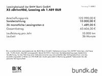 gebraucht BMW X5 X5xDrive40d, Leasing ab 1.489 EUR