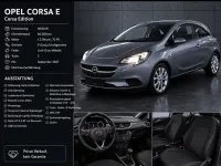 Gebraucht Opel Corsa Edition 69 PS (50 kW) 2018 Grau Kleinwagen