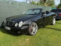 Gebraucht Mercedes CLK320 224 PS (164 kW) 2000 Schwarz Cabrio