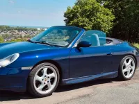 Gebraucht Porsche 911 300 PS (220 kW) 2001 Blau Cabrio