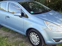 Gebraucht Opel Corsa Eco 55 PS (40 kW) 2009 Blau Kleinwagen