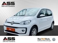 Gebraucht VW up! move up! 60 PS (44 kW) 2018 Weiß / white Kleinwagen