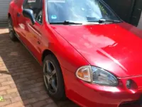 Gebraucht Honda CR-X 125 PS (91 kW) 1992 Rot Cabrio