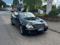 Gebraucht Mercedes CLK200 184 PS (135 kW) 2009 Schwarz Cabrio