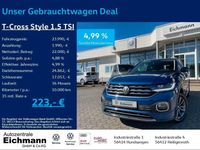 Gebraucht VW T-Cross Style 150 PS (110 kW) 2021 Blau SUV