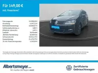 Gebraucht VW Sharan United 150 PS (110 kW) 2021 Schwarz Van / Kleinbus