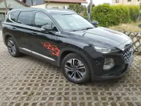 Gebraucht Hyundai Santa Fe Premium 200 PS (147 kW) 2019 Schwarz SUV