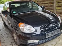Gebraucht Hyundai Accent 96 PS (70 kW) 2007 Schwarz Kleinwagen