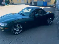 Usata Mazda MX5 110 CV (80 kW) 2000 Verde Cabrio