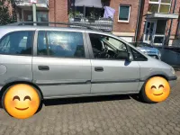 Gebraucht Opel Zafira 101 PS (74 kW) 2001 Silber Van / Kleinbus