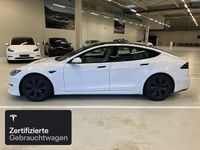 Gebraucht Tesla Model S Long Range AWD 492 kW (669 PS) 2024 Weiß Kleinwagen